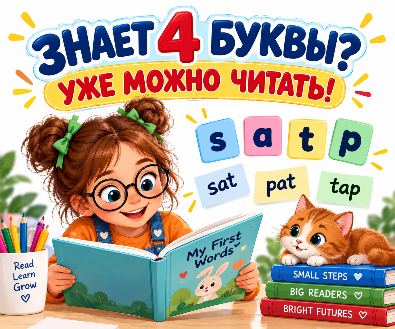 Декодируемые тексты: как ребёнку читать книги, если он знает ещё не все буквы cover