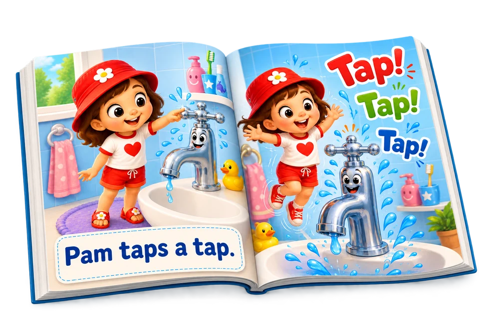 Example of a Reading Express decodable reader