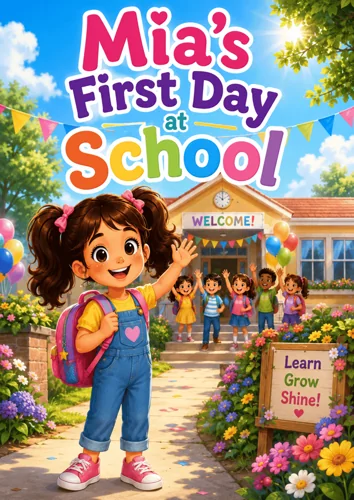 Mia’s First Day at School book cover