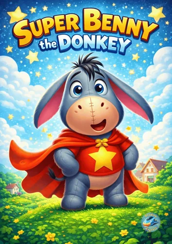 Super Benny the Donkey book cover